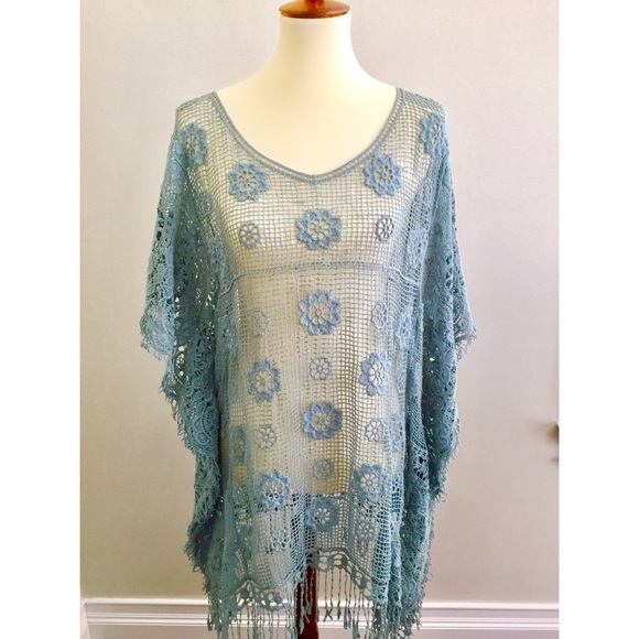 Anthropologie Other - Anthropologie Ryu Boho Crochet Beach Coverup
